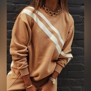 WSLY by Bandier Tularosa Crew Sweater sweatshirt top